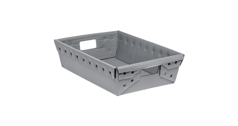 Corrugated Plastic Nestable Box 508 x 356 x 127